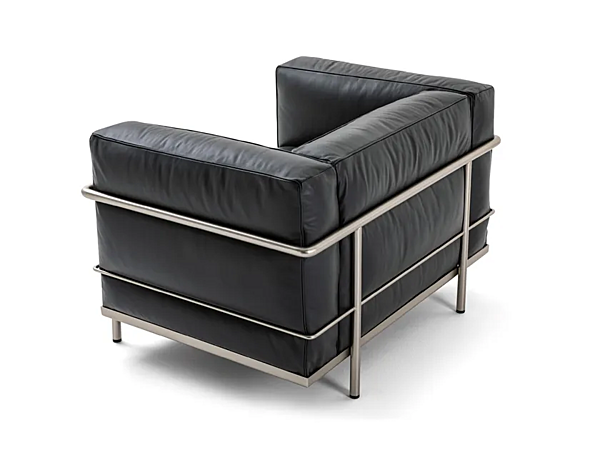 Poltrona con braccioli in tessuto CASSINA Fauteuil Grand Confort Grand Modèle D 003 fabbrica CASSINA dall'Italia. Foto №3