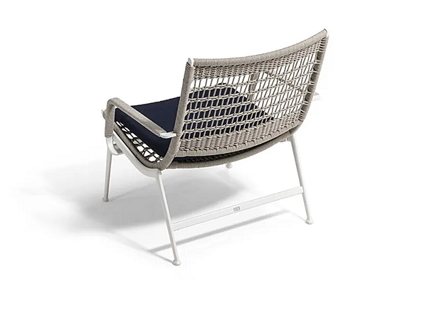 Poltrona con braccioli in corda da giardino Solaria Poltrona Frau fabbrica POLTRONA FRAU dall'Italia. Foto №2
