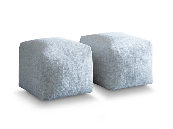 Pouf quadrato in tessuto con fodera removibile Pixel Saba fabbrica SABA dall'Italia. Foto №1