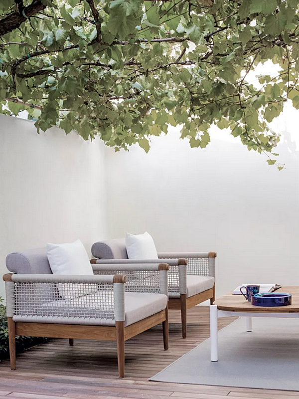 Tavolino laterale rettangolare in teak Atmosphera collezione Lobster LO.TCO fabbrica ATMOSPHERA dall'Italia. Foto №7