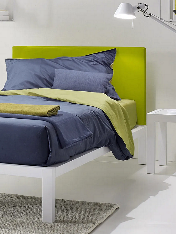 Letto singolo con copertura removibile e testata imbottita Lera Air Duomo Design fabbrica Duomo Design dall'Italia. Foto №2