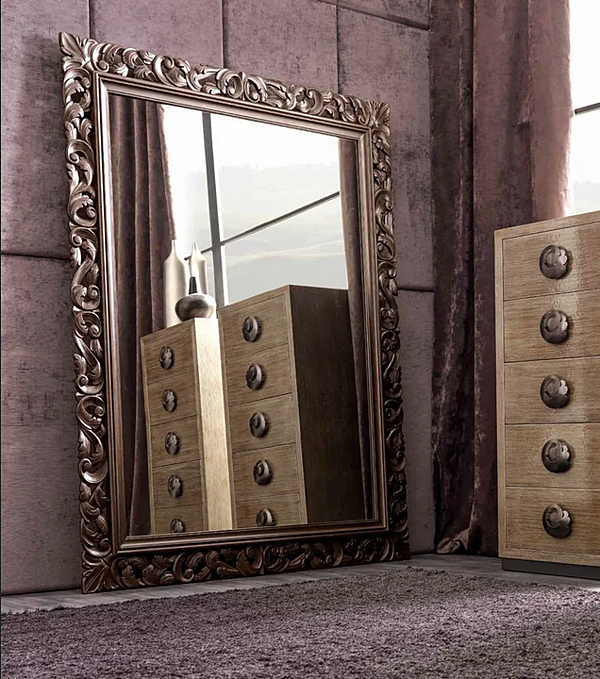 Specchio rettangolare freestanding incorniciato CORTEZARI Gaston 348 fabbrica CORTE ZARI dall'Italia. Foto №2