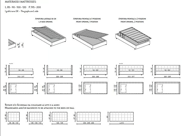 Divano letto in tessuto 2 posti Mono Duomo Design fabbrica Duomo Design dall'Italia. Foto №11