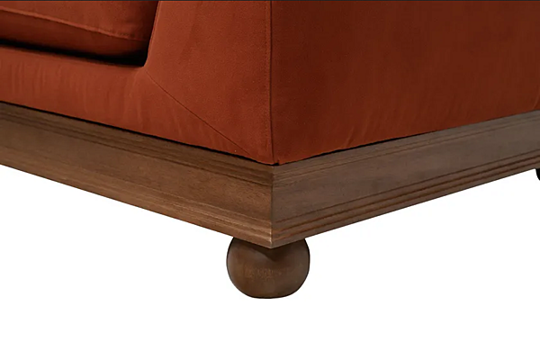 Divano in cotone con schienale imbottito CHELINI PARIS fabbrica CHELINI dall'Italia. Foto №3