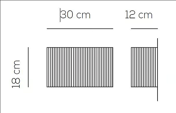 Applique da parete in seta fatta a mano Clavius AXOLIGHT fabbrica Axolight dall'Italia. Foto №3