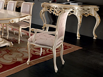 Poltrona imbottita con braccioli Modenese Luxury Interiors 11515 fabbrica MODENESE GASTONE dall'Italia