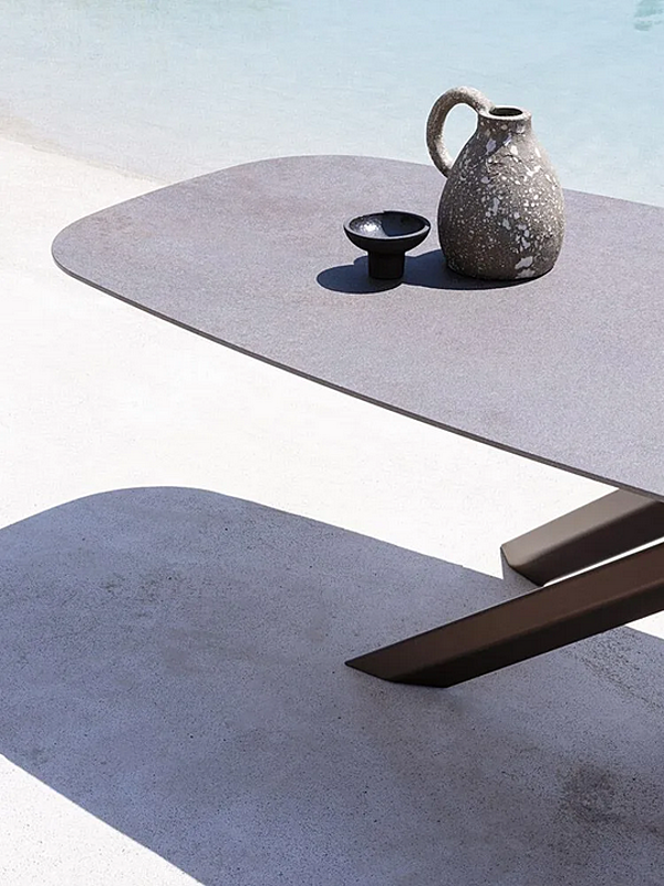 Tavolo rettangolare da giardino in alluminio verniciato a polvere VARASCHIN collezione System Star 244S1, 244S2E, 244S3, 244S4, 244S5E fabbrica VARASCHIN dall'Italia. Foto №6