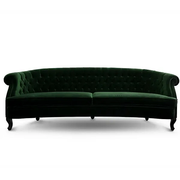 Divano in velluto tufted a tre posti Maree BRABBU fabbrica BRABBU dall'Italia. Foto №3