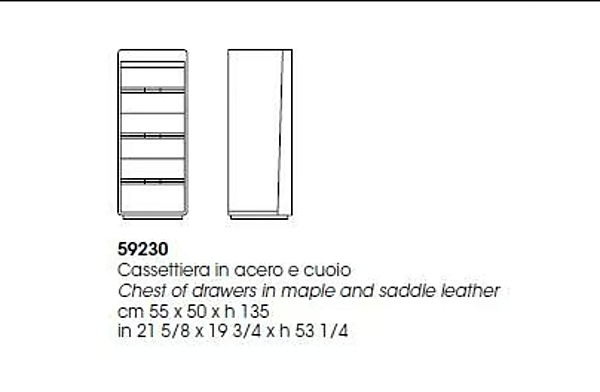Cassettiera in legno GIORGETTI Frame 59230 fabbrica GIORGETTI dall'Italia. Foto №4