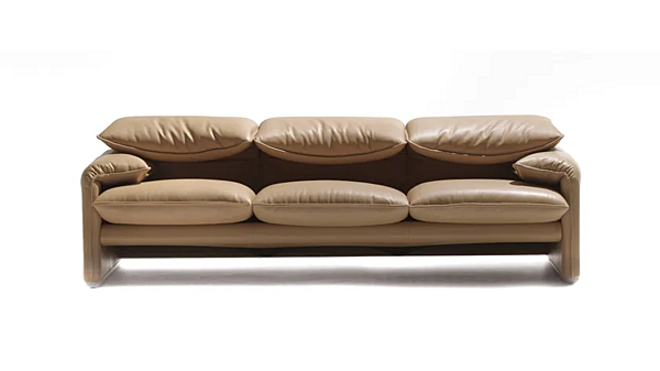 Divano a tre posti con schienale imbottito CASSINA Maralunga 675 fabbrica CASSINA dall'Italia. Foto №3