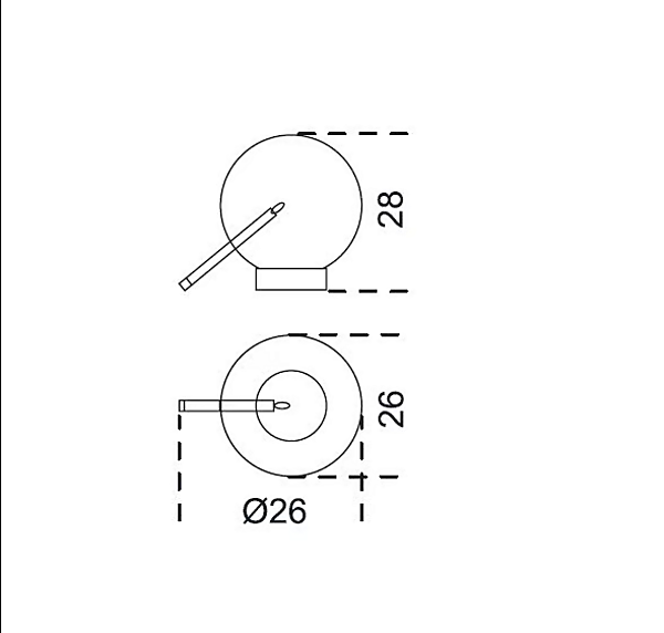 Lampada da tavolo LED in cristallo Bolle 1 Gallotti&Radice fabbrica Gallotti & Radice dall'Italia. Foto №7