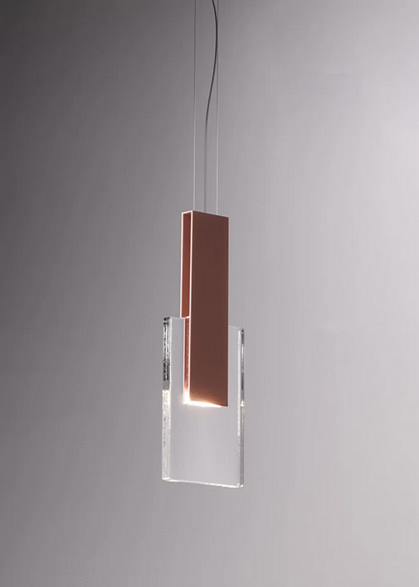 Lampada a sospensione in vetro Amulette Fabbian fabbrica Fabbian dall'Italia. Foto №2