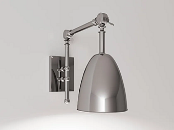 Applique da parete in tessuto con braccio snodato Park Avenue Sirio PKLUXSIRIO