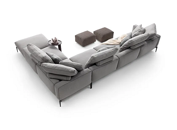 Divano angolare in tessuto con copertura removibile FLEXFORM ROMEO fabbrica FLEXFORM dall'Italia. Foto №5