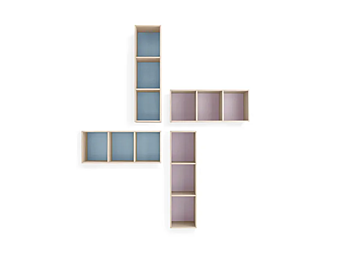 Armadio a muro Tynn in legno Nidi