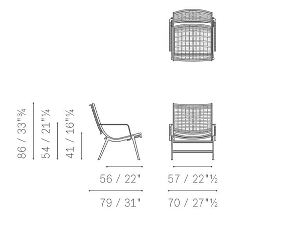 Poltrona con braccioli in corda da giardino Solaria Poltrona Frau fabbrica POLTRONA FRAU dall'Italia. Foto №4