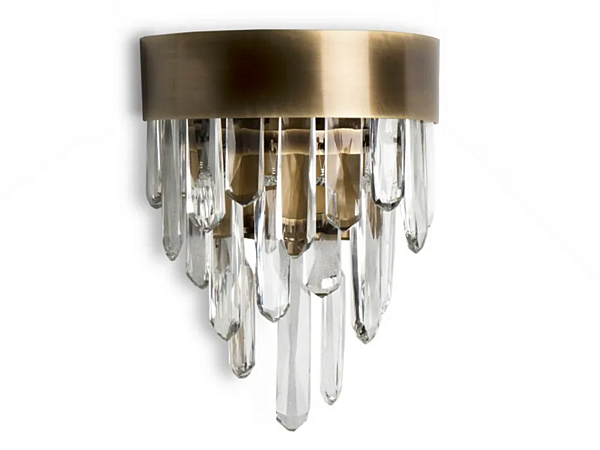 Applique in ottone con cristalli BRABBU collezione Naicca fabbrica BRABBU dall'Italia. Foto №1