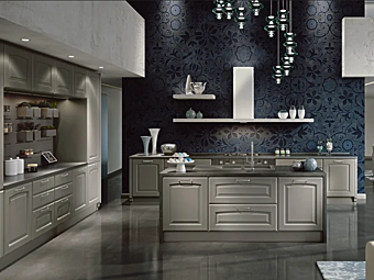 Cucina in legno massello con isola Veronica LUBE CUCINE