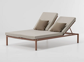 Letto da giardino reclinabile in tessuto KETTAL Landscape