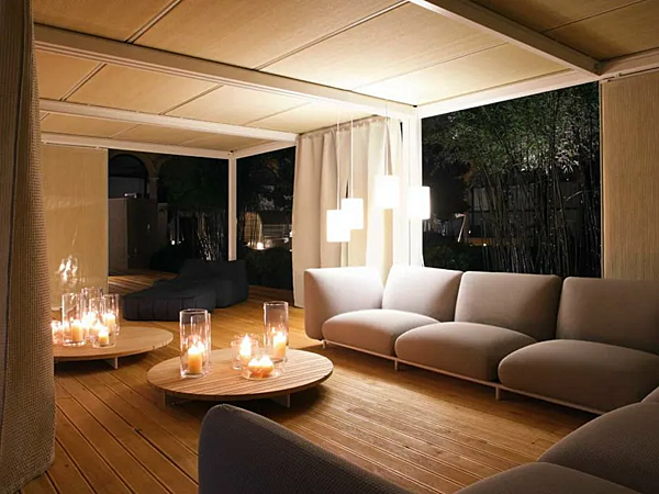 Lampadario da esterno in policarbonato fluorescente PAOLA LENTI LENTA fabbrica PAOLA LENTI dall'Italia. Foto №2