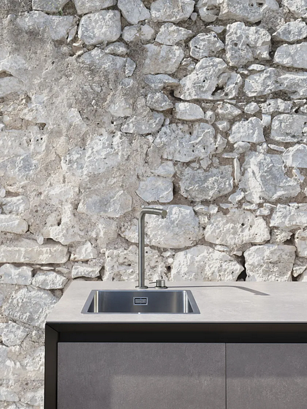 Cucina da esterno in alluminio e ceramica con barbecue VARASCHIN fabbrica VARASCHIN dall'Italia. Foto №6