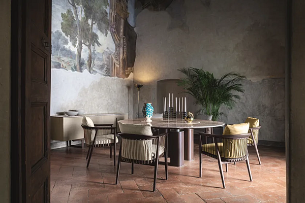 Poltrona con braccioli in tessuto Viola Poltrona Frau fabbrica POLTRONA FRAU dall'Italia. Foto №11