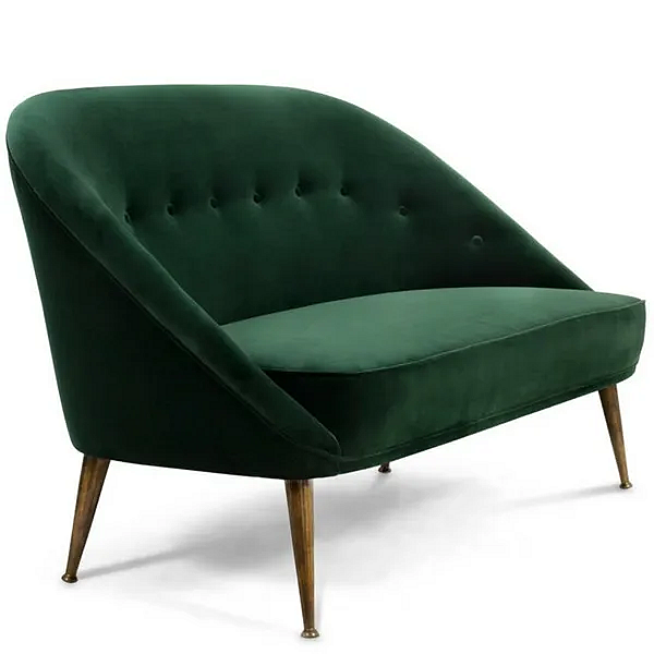 Divano a due posti in velluto BRABBU collezione Malay fabbrica BRABBU dall'Italia. Foto №2