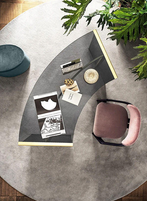 Scrivania in cristallo Gallotti&Radice collezione President Senior Junior fabbrica Gallotti & Radice dall'Italia. Foto №4