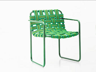Sedia da giardino in alluminio verniciato PAOLA LENTI Baleari