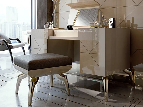 Pouf basso in tessuto imbottito Symphony Bizzotto Italia fabbrica Bizzotto Italia dall'Italia. Foto №3