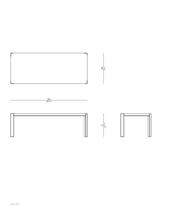Tavolo ROSSATO RHC-20 fabbrica ROSSATO dall'Italia. Foto №7