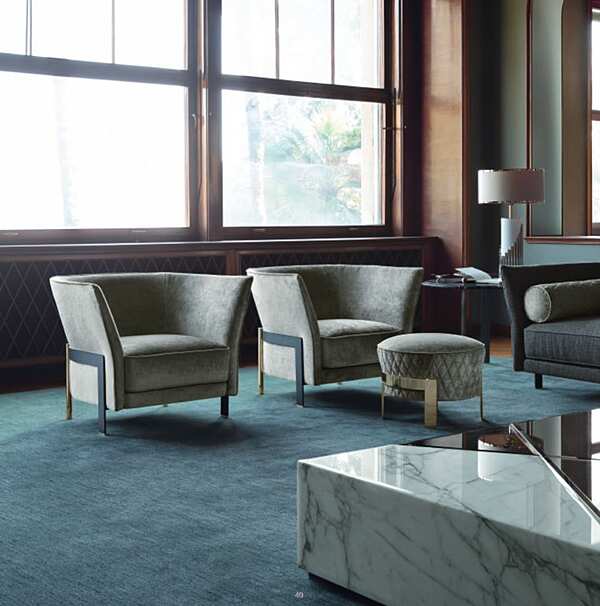 Pouf ANGELO CAPPELLINI 40387 fabbrica OPERA CONTEMPORARY dall'Italia. Foto №4