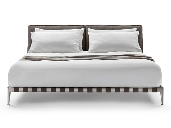 Letto matrimoniale in tessuto con testata imbottita FLEXFORM GREGORY fabbrica FLEXFORM dall'Italia. Foto №1