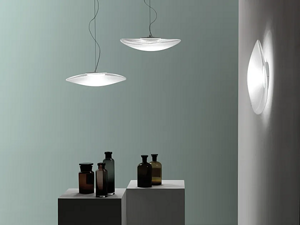 Applique da parete in vetro soffiato LED Fabbian Loop fabbrica Fabbian dall'Italia. Foto №3