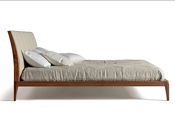 Letto matrimoniale in noce con testata imbottita DALE Verso Nord P 112 fabbrica Dale Italia (by Cantiero) dall'Italia. Foto №2
