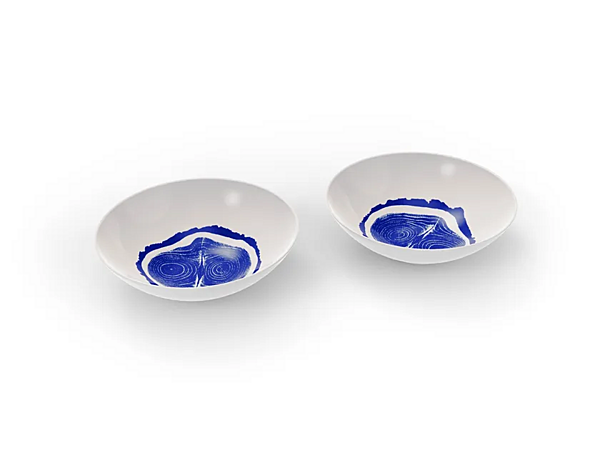 Set di 2 piatti fondi in porcellana Tronc CASSINA GNR CP 22 fabbrica CASSINA dall'Italia. Foto №2