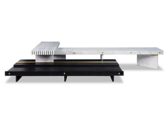 Tavolino da caffè in legno BAXTER Rail fabbrica BAXTER dall'Italia