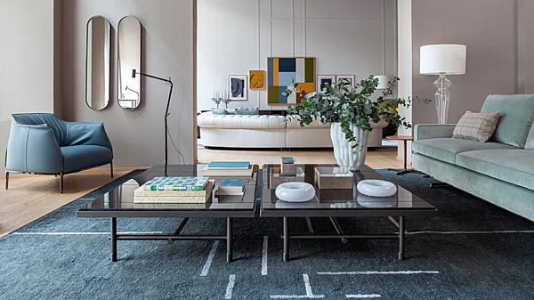 Poltrona con braccioli in tessuto Archibald Poltrona Frau fabbrica POLTRONA FRAU dall'Italia. Foto №3