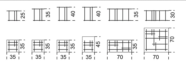 Tavolino da caffè rettangolare in cristallo Tetris Gallotti&Radice fabbrica Gallotti & Radice dall'Italia. Foto №3