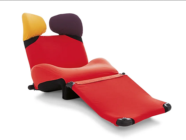 Poltrona reclinabile in tessuto CASSINA 111 Wink fabbrica CASSINA dall'Italia. Foto №1
