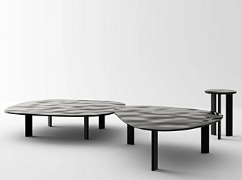 Tavolino da caffè in vetro Marea Arflex fabbrica ARFLEX dall'Italia