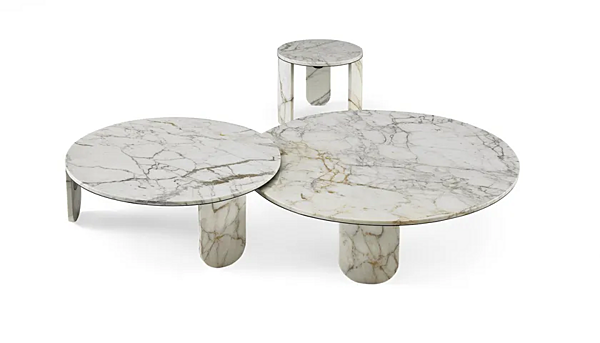 Tavolino da caffè rotondo in marmo Clemo Gallotti&Radice fabbrica Gallotti & Radice dall'Italia. Foto №10