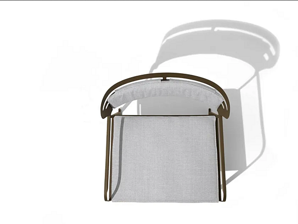 Sedia da giardino con braccioli in metallo GIORGETTI Gea 87041 fabbrica GIORGETTI dall'Italia. Foto №6