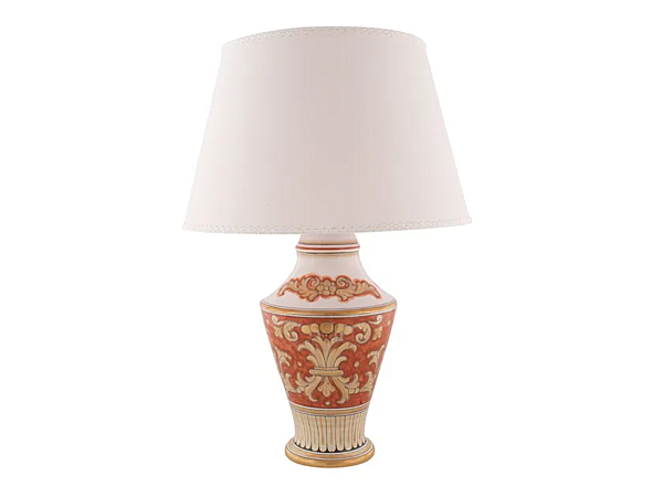 Lampada da tavolo in ceramica artigianale Lustro Impero L_Antica Deruta LI/1123/45 fabbrica L'Antica Deruta dall'Italia. Foto №1