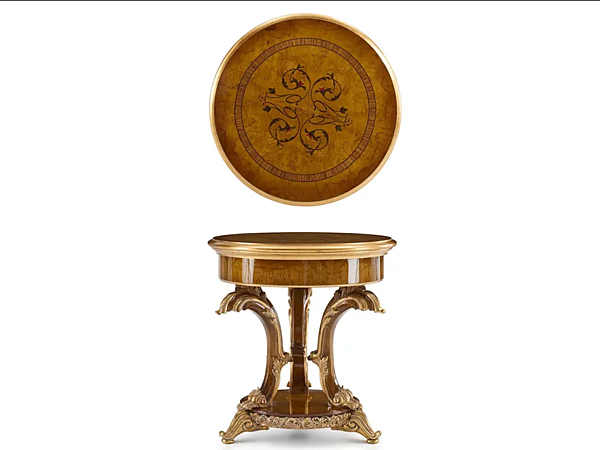 Tavolino da caffè rotondo in legno A.R. Arredamenti collezione Dolcevita 216 fabbrica A.R.ARREDAMENTI SRL dall'Italia. Foto №1