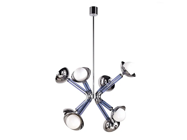 Lampada a sospensione in vetro soffiato artigianale Stimma 8 MULTIFORME SS8999-8 fabbrica MULTIFORME dall'Italia. Foto №1