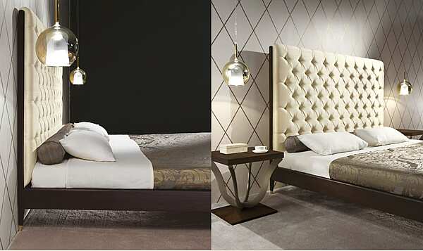 Letto matrimoniale con testiera alta in tessuto IVETTE OPERA CONTEMPORARY fabbrica OPERA CONTEMPORARY dall'Italia. Foto №3