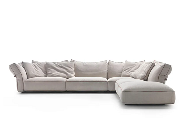 Divano angolare a tre posti in tessuto Camelot FLEXFORM fabbrica FLEXFORM dall'Italia. Foto №1
