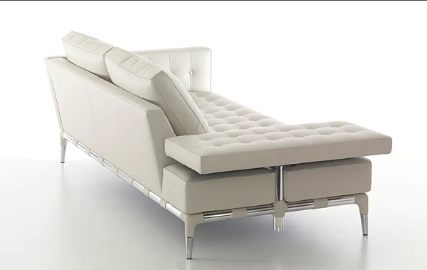 Divano in pelle trapuntata CASSINA PRIVE 241 fabbrica CASSINA dall'Italia. Foto №5