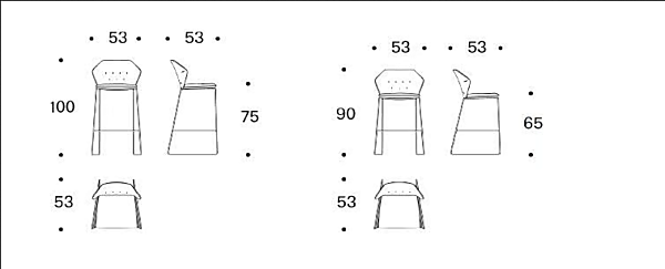 Sgabello in tessuto con base a slitta e poggiapiedi Saba collezione New York fabbrica SABA dall'Italia. Foto №7